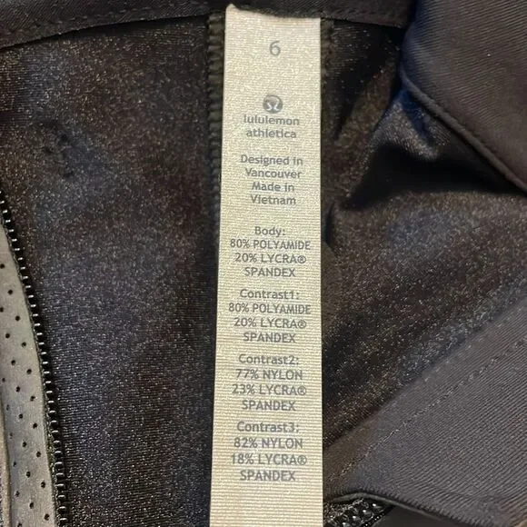 Lululemon Run Reflective Jacket Metallic Black - Picture 8 of 9